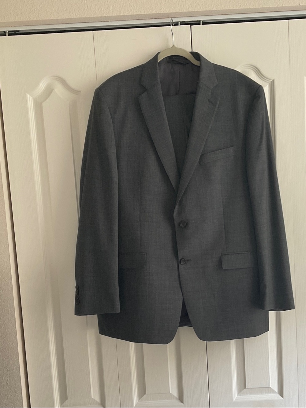 Ralph Lauren Men's Charcoal Two-Button Suit.